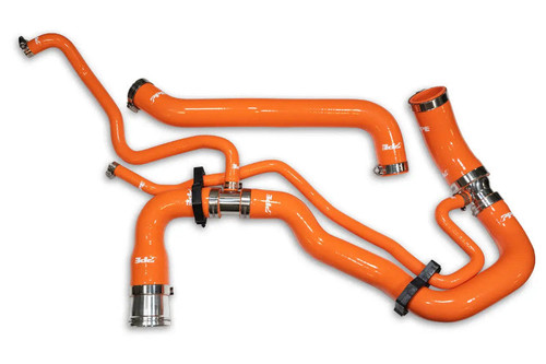 PPE 119025300 Upper & Lower Coolant Hose Kit - Orange | 2011-2016 GM Silverado/Sierra 2500HD/3500HD 6.6L Duramax LML PPE 119025300 Upper & Lower Coolant Hose Kit - Orange | 2011-2016 GM Silverado/Sierra 2500HD/3500HD 6.6L Duramax LML