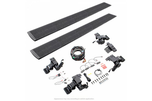 Go Rhino 20404280T E1 Electric Running Board Kit (Bedliner) | 2015-2019 GM Silverado/Sierra 2500HD/3500HD Extended Cab Go Rhino 20404280T E1 Electric Running Board Kit (Bedliner) | 2015-2019 GM Silverado/Sierra 2500HD/3500HD Extended Cab