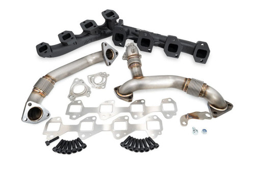 PPE 116112020 High Flow Exhaust Manifolds and Up-Pipes Kits Black | 2011-2016 GM Silverado/Sierra 2500HD/3500HD 6.6L Duramax LML PPE 116112020 High Flow Exhaust Manifolds and Up-Pipes Kits Black | 2011-2016 GM Silverado/Sierra 2500HD/3500HD 6.6L Duramax LML