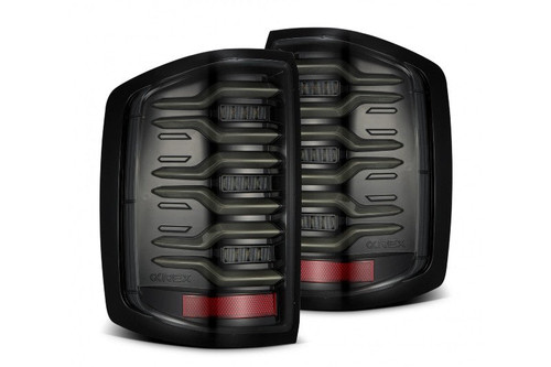 AlphaRex 620040 LUXX Series Alpha Black LED Tail Lights | 2014-2019 GM Silverado/Sierra 1500/2500HD/3500HD AlphaRex 620040 LUXX Series Alpha Black LED Tail Lights | 2014-2019 GM Silverado/Sierra 1500/2500HD/3500HD
