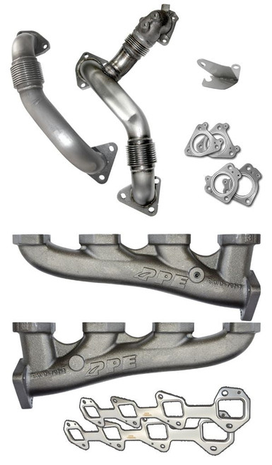 PPE 116112000 Exhaust Manifolds & Up-Pipes | 2011-2016 GM Silverado/Sierra 2500HD/3500HD 6.6L Duramax LML PPE 116112000 Exhaust Manifolds & Up-Pipes | 2011-2016 GM Silverado/Sierra 2500HD/3500HD 6.6L Duramax LML