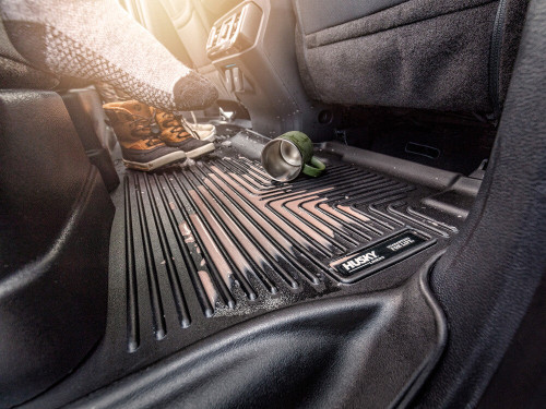 Husky 53221 2nd Seat Floor Liner | 2014-2019 GM Silverado/Sierra 2500HD/3500HD Husky 53221 2nd Seat Floor Liner | 2014-2019 GM Silverado/Sierra 2500HD/3500HD