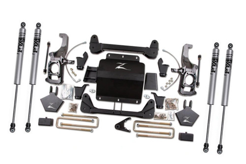 Zone Offroad C13F 5 inch Lift Kit with Fox Shocks (with Overload) | 2011-2019 GM Silverado/Sierra 2500HD/3500HD Zone Offroad C13F 5 inch Lift Kit with Fox Shocks (with Overload) | 2011-2019 GM Silverado/Sierra 2500HD/3500HD