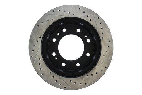 StopTech 127.66077l Sport Slotted & Drilled Rear Rotor (Left) | 2011-2019 GM Silverado/Sierra 2500HD/3500HD StopTech 127.66077l Sport Slotted & Drilled Rear Rotor (Left) | 2011-2019 GM Silverado/Sierra 2500HD/3500HD
