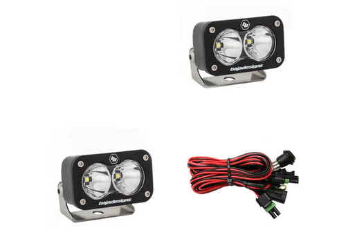 Baja Designs 547806 Clear Lens Work/Scene Black LED Light Pods S2 Sport Pair | Universal Baja Designs 547806 Clear Lens Work/Scene Black LED Light Pods S2 Sport Pair | Universal
