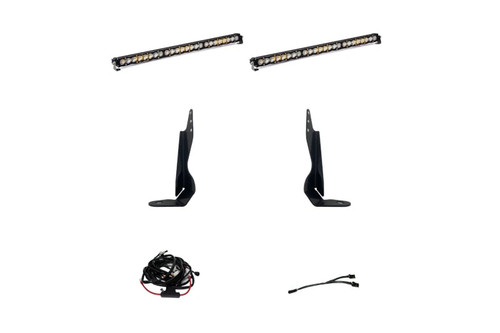 Baja Designs 447854 S8 Dual 30 inch Grille Light Bar Kit | 2020-2022 GM Silverado/Sierra 2500HD/3500HD Baja Designs 447854 S8 Dual 30 inch Grille Light Bar Kit | 2020-2022 GM Silverado/Sierra 2500HD/3500HD