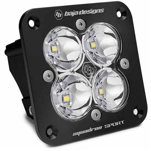 Baja Designs 551006 Clear Lens Work/Scene Black Flush Mount LED Light Pod Squadron Sport | Universal Baja Designs 551006 Clear Lens Work/Scene Black Flush Mount LED Light Pod Squadron Sport | Universal