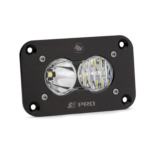 Baja Designs 481003 LED Work Light Flush Mount Clear Lens Driving Combo Pattern S2 Pro | Universal Baja Designs 481003 LED Work Light Flush Mount Clear Lens Driving Combo Pattern S2 Pro | Universal