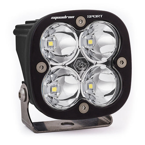 Baja Designs 550001 Clear Lens Spot Black LED Light Pod Squadron Sport | Universal Baja Designs 550001 Clear Lens Spot Black LED Light Pod Squadron Sport | Universal