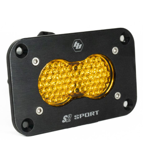 Baja Designs 541016 Amber Lens Work/Scene Flush Mount LED Light Pod S2 Sport | Universal Baja Designs 541016 Amber Lens Work/Scene Flush Mount LED Light Pod S2 Sport | Universal
