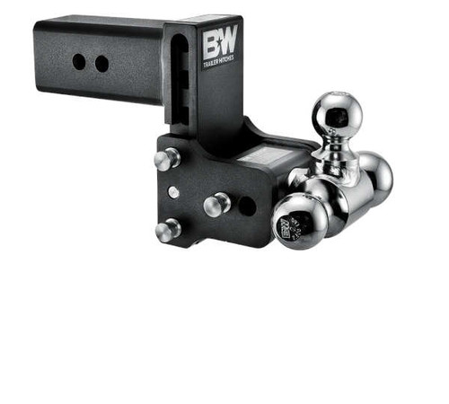 B&W TS30048B Black Tow & Stow Triple Ball Hitch with 3 inch Shank, 4 inch Drop, 4.5 inch Rise | Universal B&W TS30048B Black Tow & Stow Triple Ball Hitch with 3 inch Shank, 4 inch Drop, 4.5 inch Rise | Universal