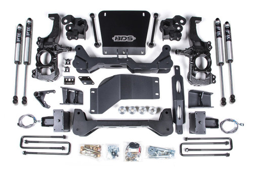 BDS 756FS 6.5 inch Lift Kit with FOX 2.0 Shocks & 5 inch Block Kit | 2020-2024 GM Silverado/Sierra 2500HD/3500HD 4WD with Rear Overload BDS 756FS 6.5 inch Lift Kit with FOX 2.0 Shocks & 5 inch Block Kit | 2020-2024 GM Silverado/Sierra 2500HD/3500HD 4WD with Rear Overload
