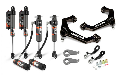 Cognito 210-P0930 3 inch Elite Leveling Kit with Fox Elite 2.5 Reservoir Shocks | 2020-2025 GM Silverado/Sierra 2500HD/3500HD Cognito 210-P0930 3 inch Elite Leveling Kit with Fox Elite 2.5 Reservoir Shocks | 2020-2025 GM Silverado/Sierra 2500HD/3500HD