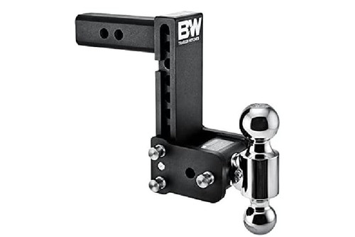 B&W TS10040B Black Tow & Stow 2x2-5/16 Dual Ball Hitch with 2 inch Shank, 7 inch Drop, 7.5 inch Rise | Universal B&W TS10040B Black Tow & Stow 2x2-5/16 Dual Ball Hitch with 2 inch Shank, 7 inch Drop, 7.5 inch Rise | Universal