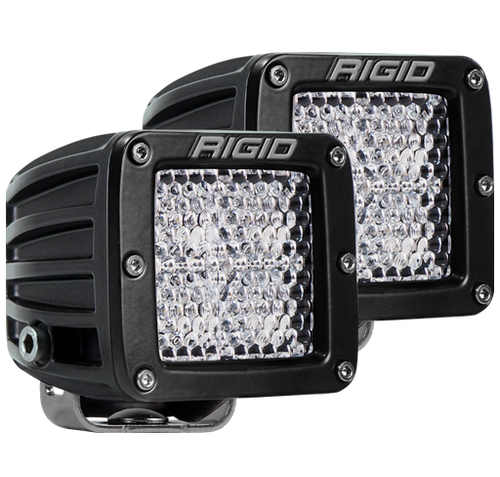 Rigid 202513 D-Series Pro Flood Diffused Beam Surface Mount Black Light Pair | Universal Rigid 202513 D-Series Pro Flood Diffused Beam Surface Mount Black Light Pair | Universal