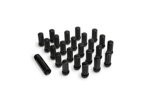ICON Alloys 89141524B Lug Nut Kit Black - 14x1.5 / 24 Count with Key | Universal
