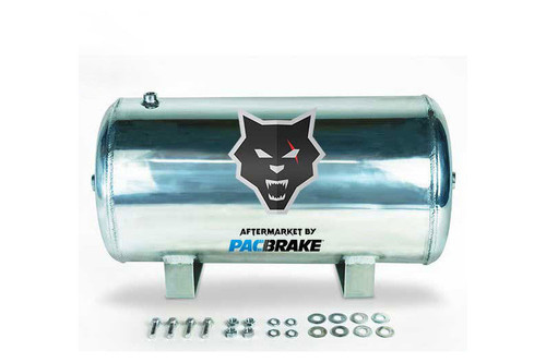 PacBrake HP10265 5 Gallon Aluminum Basic Air Tank Kit Tank & Hardware Only | Universal PacBrake HP10265 5 Gallon Aluminum Basic Air Tank Kit Tank & Hardware Only | Universal