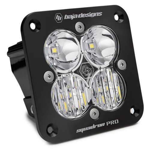Baja Designs 491003 Flush Mount LED Light Pod Black Clear Lens Driving/Combo Pattern Squadron Pro | Universal Baja Designs 491003 Flush Mount LED Light Pod Black Clear Lens Driving/Combo Pattern Squadron Pro | Universal
