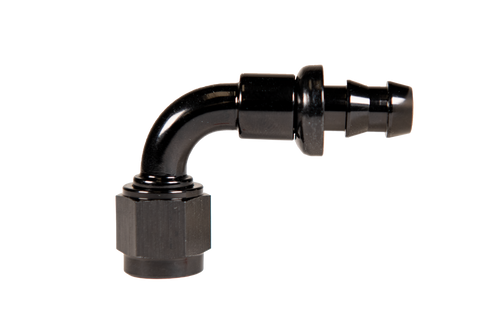 Fleece FPE-PL-90-06 -6 90 Deg to Hose Barb Black | Universal Fleece FPE-PL-90-06 -6 90 Deg to Hose Barb Black | Universal