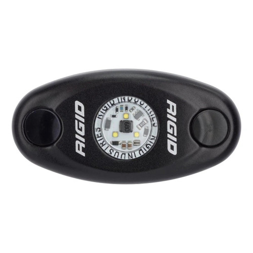 Rigid 480333 A-Series LED Light High Power Amber Black Housing Single | Universal Rigid 480333 A-Series LED Light High Power Amber Black Housing Single | Universal