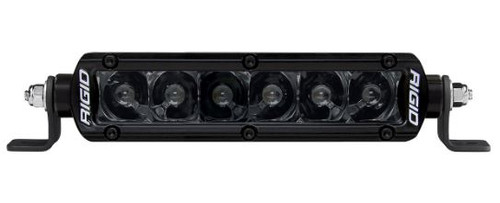 Rigid 906213BLK 6 inch SR-Series Pro Midnight Spot Beam Light Bar | Universal Rigid 906213BLK 6 inch SR-Series Pro Midnight Spot Beam Light Bar | Universal