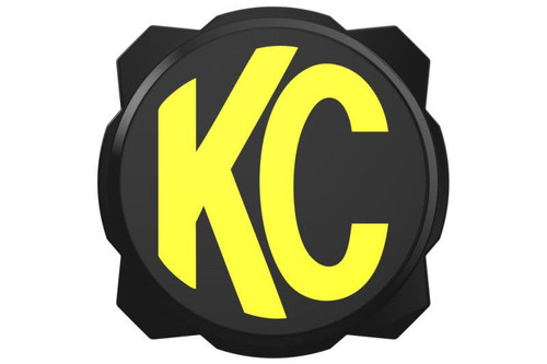 KC HiLiTES 5111 Gravity Titan/Pro6 6-inch Light Cover (Black/Yellow KC Logo) | Universal KC HiLiTES 5111 Gravity Titan/Pro6 6-inch Light Cover (Black/Yellow KC Logo) | Universal