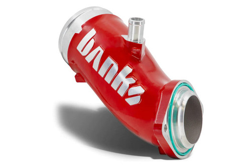 Banks 42792-R Monster-Ram Red Turbo Inlet Elbow | 2017-2025 GM Silverado/Sierra 2500HD/3500HD 6.6L Duramax Banks 42792-R Monster-Ram Red Turbo Inlet Elbow | 2017-2025 GM Silverado/Sierra 2500HD/3500HD 6.6L Duramax