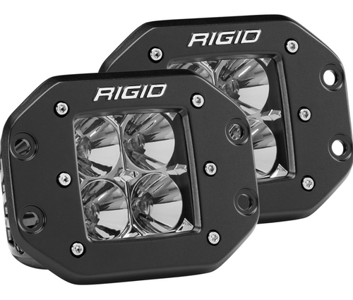 Rigid 212113 D-Series Pro Flood Beam Flush Mount Lights | Universal Rigid 212113 D-Series Pro Flood Beam Flush Mount Lights | Universal
