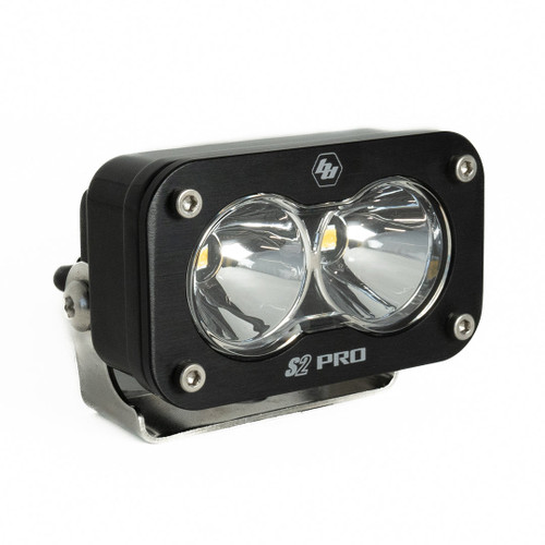 Baja Designs 480001 LED Work Light Clear Lens Spot Pattern S2 Pro | Universal Baja Designs 480001 LED Work Light Clear Lens Spot Pattern S2 Pro | Universal