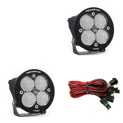 Baja Designs 597806 Clear Lens Work/Scene Black LED Light Pods Squadron-R Pro Pair | Universal Baja Designs 597806 Clear Lens Work/Scene Black LED Light Pods Squadron-R Pro Pair | Universal