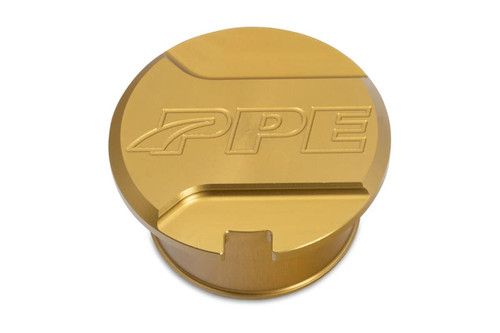 PPE 115010424 Gold Resonator Delete Plug | 2017-2025 GM Silverado/Sierra 2500HD/3500HD 6.6L Duramax PPE 115010424 Gold Resonator Delete Plug | 2017-2025 GM Silverado/Sierra 2500HD/3500HD 6.6L Duramax