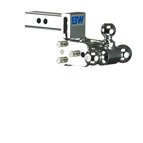 B&W TS10047C Chrome Tow & Stow Triple Ball Hitch with 2 inch Shank, 3 inch Drop, 3.5 inch Rise | Universal B&W TS10047C Chrome Tow & Stow Triple Ball Hitch with 2 inch Shank, 3 inch Drop, 3.5 inch Rise | Universal