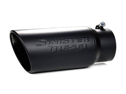 Sinister SD-4-6-BLK Black Ceramic Coated Stainless Steel Exhaust Tip 4 Inlet x 6 Outlet x 12 Long | Universal Sinister SD-4-6-BLK Black Ceramic Coated Stainless Steel Exhaust Tip 4 Inlet x 6 Outlet x 12 Long | Universal