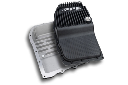 PPE 128051720 Heavy-Duty Cast Aluminum Deep Transmission Pan Black | 2015-2020 with 8L90 Transmission PPE 128051720 Heavy-Duty Cast Aluminum Deep Transmission Pan Black | 2015-2020 with 8L90 Transmission