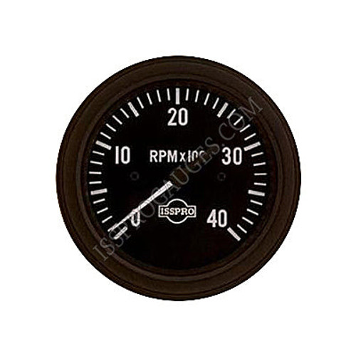 Isspro R8585M Standard 3-3/8 inch 0-4000 Electronic Tachometer RPM Gauge | Universal Isspro R8585M Standard 3-3/8 inch 0-4000 Electronic Tachometer RPM Gauge | Universal