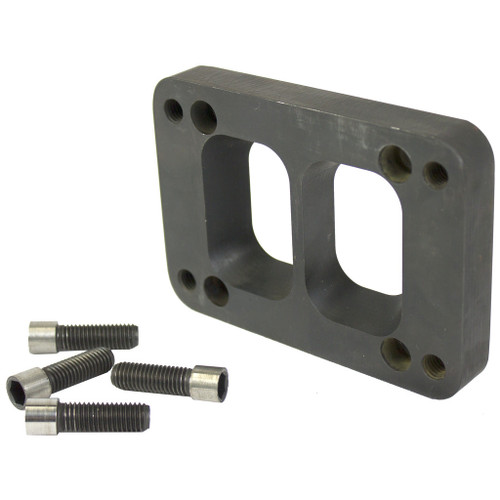 BD Diesel 1044111 T4-T6 Dual Volute Turbo Manifold Flange Adapter | Universal BD Diesel 1044111 T4-T6 Dual Volute Turbo Manifold Flange Adapter | Universal