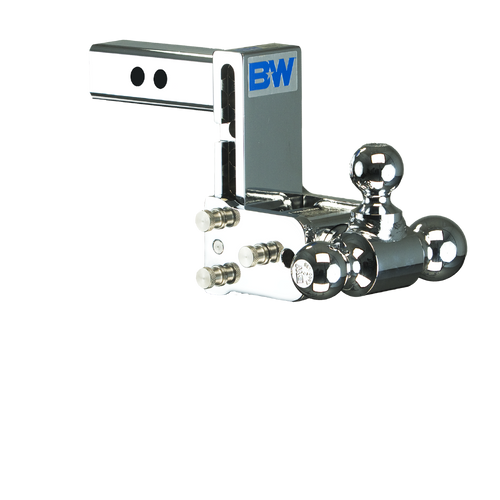B&W TS10048C Chrome Tow & Stow Triple Ball Hitch with 2 inch Shank, 5 inch Drop, 5.5 inch Rise | Universal B&W TS10048C Chrome Tow & Stow Triple Ball Hitch with 2 inch Shank, 5 inch Drop, 5.5 inch Rise | Universal