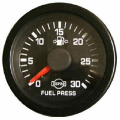 Isspro R5604 EVA 30PSI Mechanical Fuel Pressure Gauge - Black Face Black Bezel | Universal Isspro R5604 EVA 30PSI Mechanical Fuel Pressure Gauge - Black Face Black Bezel | Universal