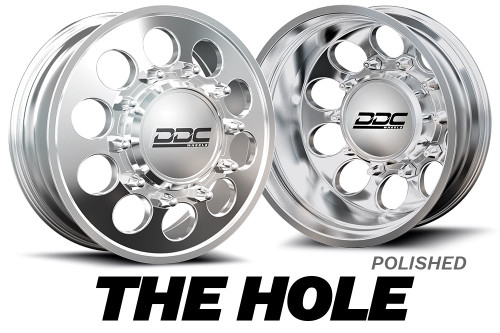 DDC Wheels 03PL-210-08-12 The Hole Polished 20X8.25 8X210 Dually Wheel Set | 2011-2023 GM Silverado/Sierra 3500HD DDC Wheels 03PL-210-08-12 The Hole Polished 20X8.25 8X210 Dually Wheel Set | 2011-2023 GM Silverado/Sierra 3500HD