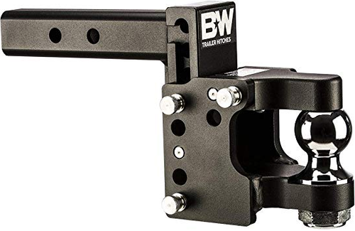 B&W TS10055 Black 2 inch Pintle Hitch with 2 inch Shank, 8.5 inch Drop, 4.5 inch Rise | Universal B&W TS10055 Black 2 inch Pintle Hitch with 2 inch Shank, 8.5 inch Drop, 4.5 inch Rise | Universal