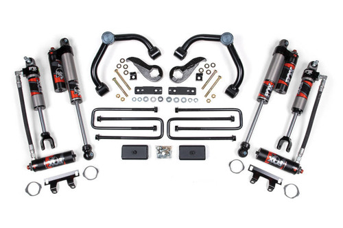 BDS 761FPE 3 inch FOX Permance Elite Lift Kit with 3 inch Block Kit | 2020-2024 GM Silverado/Sierra 2500HD/3500HD with Rear Overload BDS 761FPE 3 inch FOX Permance Elite Lift Kit with 3 inch Block Kit | 2020-2024 GM Silverado/Sierra 2500HD/3500HD with Rear Overload