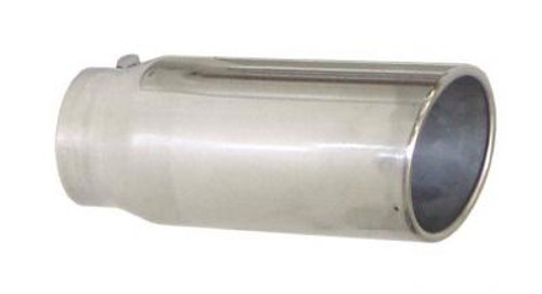 Pypes EVT406B 4 inch Inlet x 6 inch Outlet x 12 inch Tip Black Exhaust Tip | Universal Pypes EVT406B 4 inch Inlet x 6 inch Outlet x 12 inch Tip Black Exhaust Tip | Universal