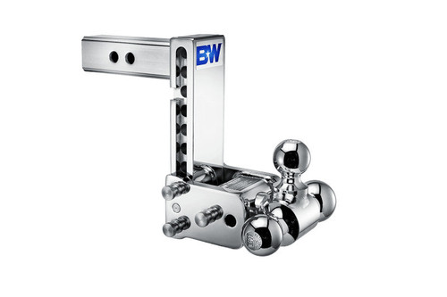 B&W TS10049C Chrome Tow & Stow Triple Ball Hitch with 2 inch Shank, 7 inch Drop, 7.5 inch Rise | Universal B&W TS10049C Chrome Tow & Stow Triple Ball Hitch with 2 inch Shank, 7 inch Drop, 7.5 inch Rise | Universal