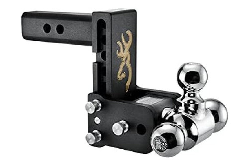 B&W TS10048BB Browning Tow & Stow Triple Ball Hitch with 2 inch Shank, 5 inch Drop, 5.5 inch Rise | Universal B&W TS10048BB Browning Tow & Stow Triple Ball Hitch with 2 inch Shank, 5 inch Drop, 5.5 inch Rise | Universal