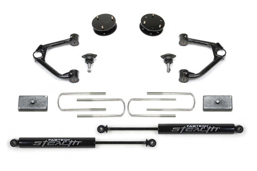 Fabtech K1212M 3″ Ball Joint UCA Lift Kit w/ Rear Stealth Shocks | 2019-2025 Chevrolet Silverado 1500/GMC Sierra 1500 2WD/4WD Fabtech K1212M 3″ Ball Joint UCA Lift Kit w/ Rear Stealth Shocks | 2019-2025 Chevrolet Silverado 1500/GMC Sierra 1500 2WD/4WD