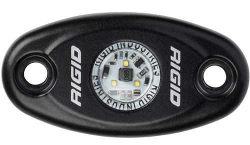 Rigid 480113 A-Series LED Light High Power Blue Black Housing Single | Universal Rigid 480113 A-Series LED Light High Power Blue Black Housing Single | Universal