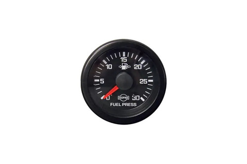 Isspro R5604R EVA 30PSI Mechanical Fuel Pressure Gauge - Black Face Black Bezel Red Pointer | Universal Isspro R5604R EVA 30PSI Mechanical Fuel Pressure Gauge - Black Face Black Bezel Red Pointer | Universal