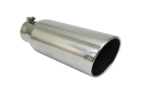 Different Trend BQ9506018RSL Polished 5 inch Exhaust Tip | Universal Different Trend BQ9506018RSL Polished 5 inch Exhaust Tip | Universal