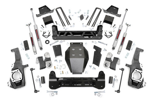Rough Country 10130A 7 inch Lift Kit with Premium N3 Shocks | 2020-2025 GM Silverado/Sierra 2500HD/3500HD 4WD Rough Country 10130A 7 inch Lift Kit with Premium N3 Shocks | 2020-2025 GM Silverado/Sierra 2500HD/3500HD 4WD