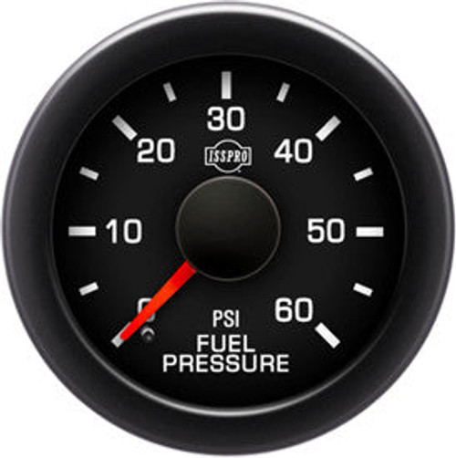 Isspro R17077 EV2 2-1/16 inch 0-60PSI Electronic Fuel Pressure Gauge - Black Face Black Bezel | Universal Isspro R17077 EV2 2-1/16 inch 0-60PSI Electronic Fuel Pressure Gauge - Black Face Black Bezel | Universal